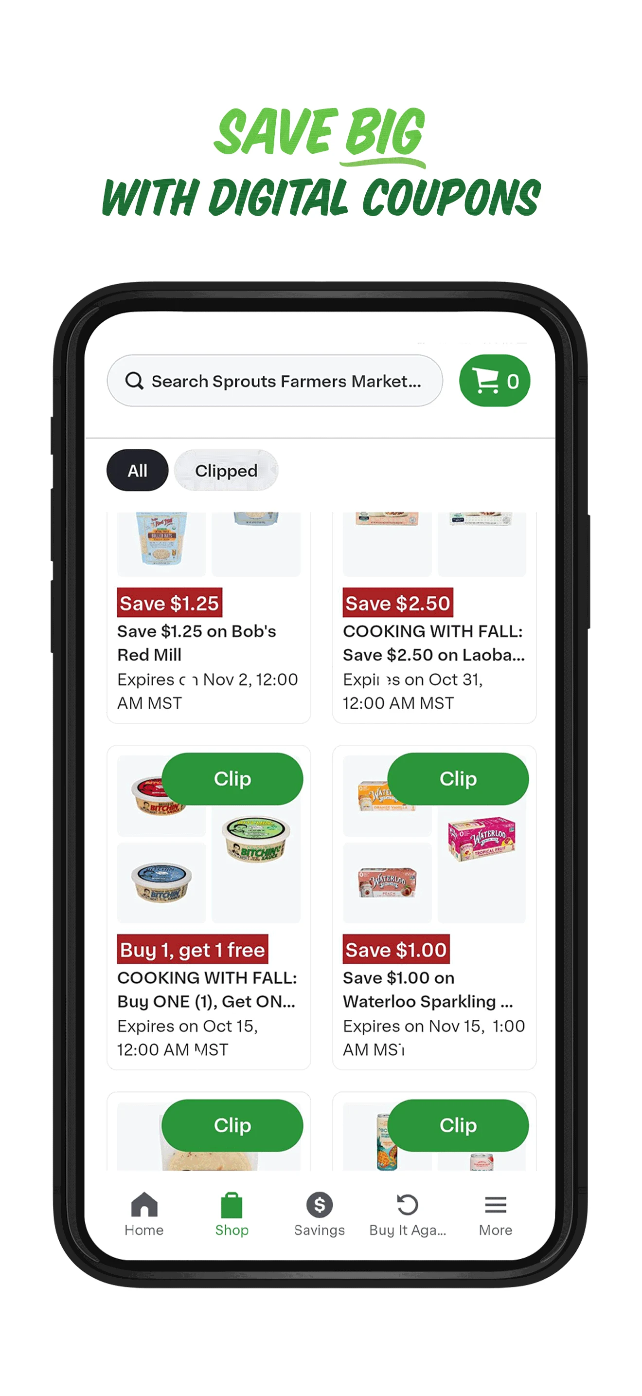 Sprouts screenshot
